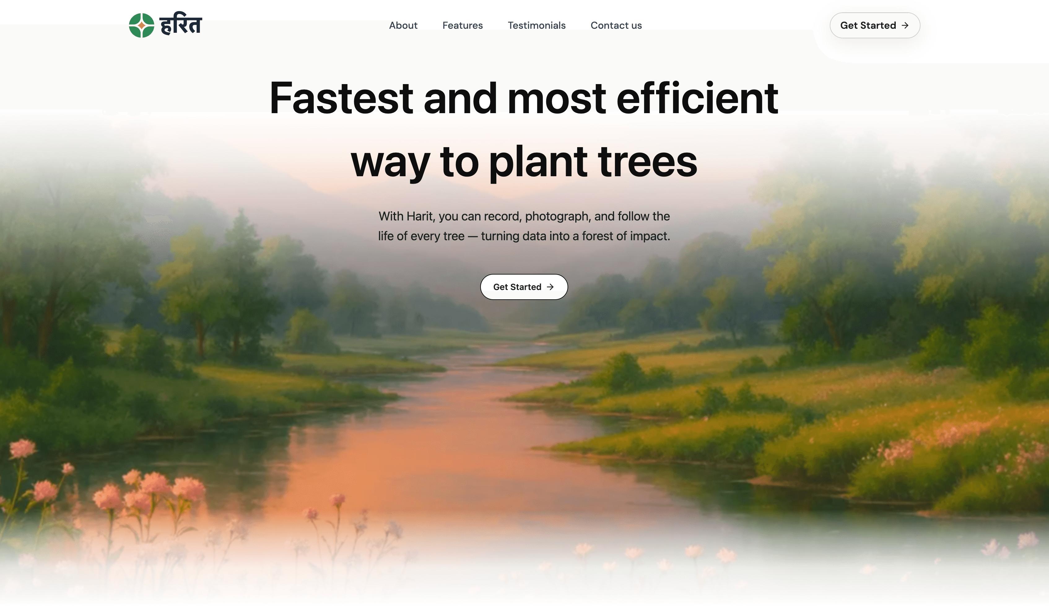 Harit website preview